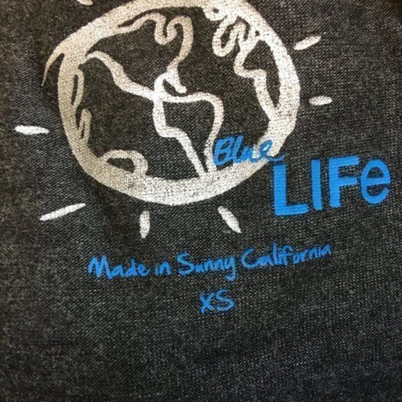 Planet Blue Life Hooded Lounge Wear Maxi Dress Robe Gray $62 MSRP XS Sample Size - Picture 4 of 10